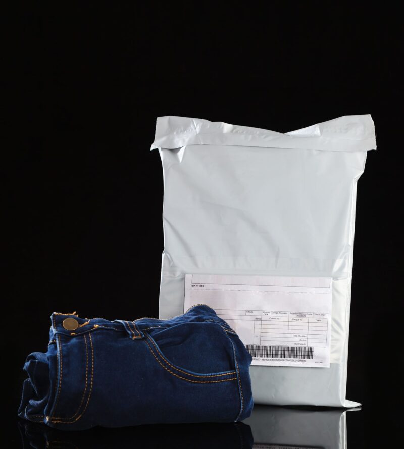 Bolsas blancas de seguridad biodegradables para ecommerce - mensajería - Imagen 2