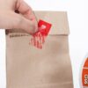 Cintas de seguridad roja para delivery - ecommerce (Pack x 7) - Imagen 3