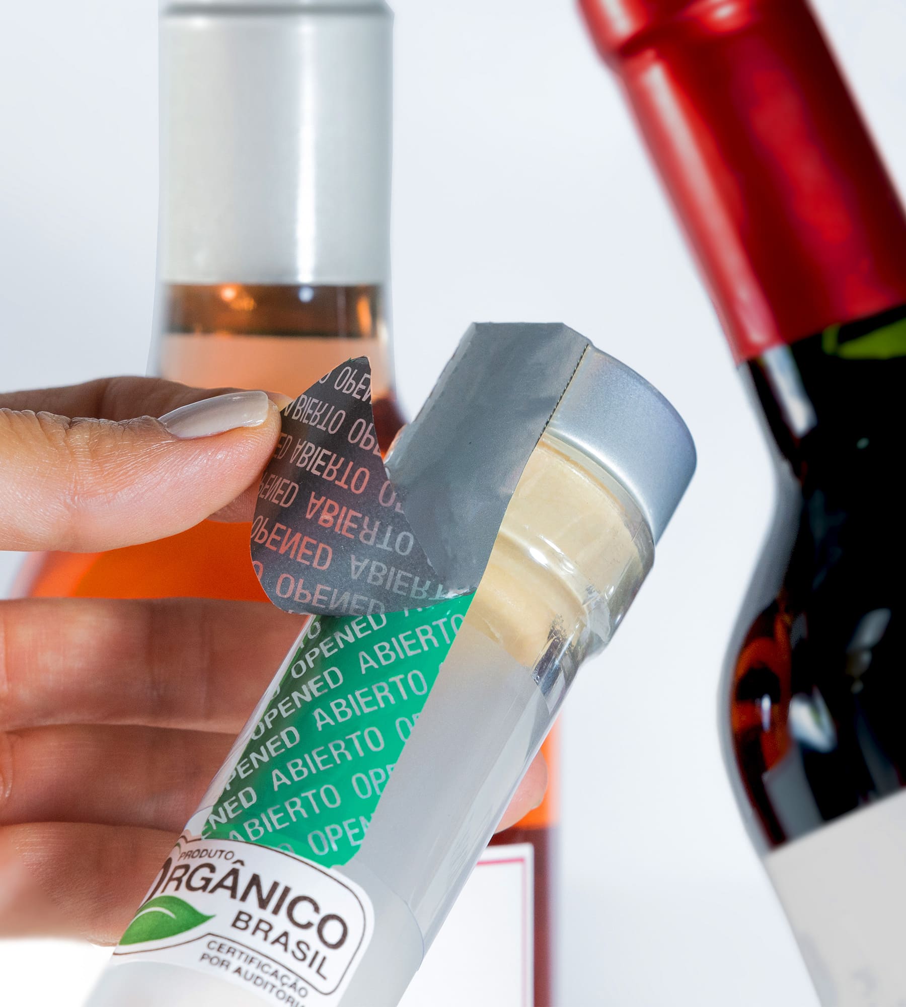 ETIQUETAS DE SEGURIDAD TAMPER EVIDENTE PLATA