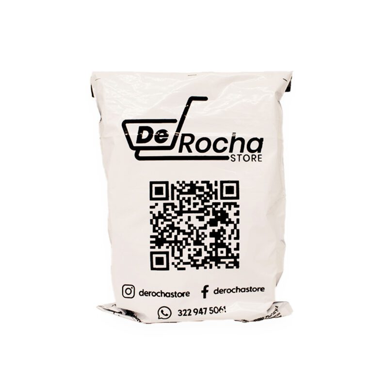 Bolsas blancas de seguridad biodegradables para ecommerce - mensajería personalizadas - Imagen 2
