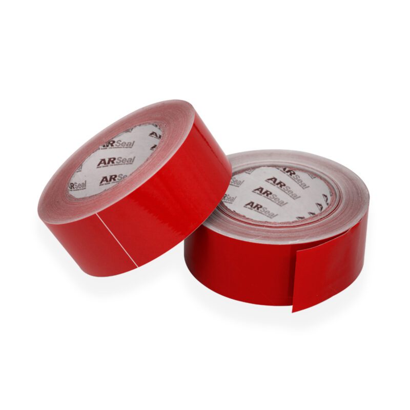 Cinta de seguridad roja para empaques y cajas (Pack x 7)