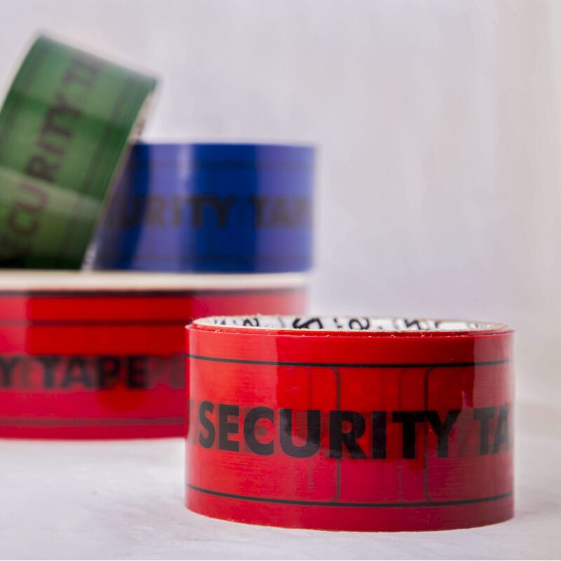 Cintas de seguridad para empaques y cajas personalizadas